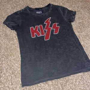KISS band Lucky Brand. Size small women T shirt